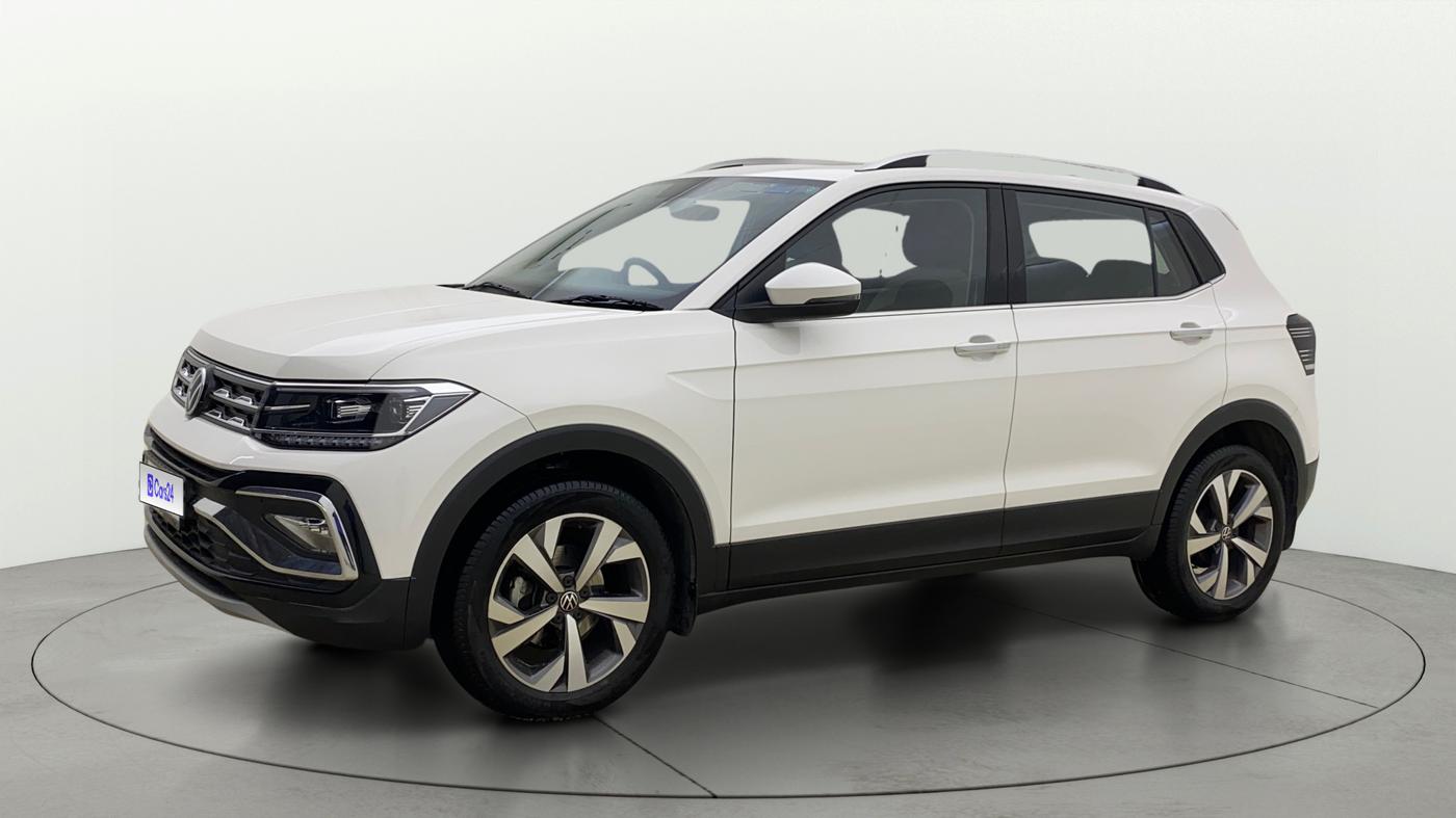 2025 Volkswagen TAIGUN TOPLINE 1.0 TSI AT, Petrol, Automatic, 5,120 km, Left Front Diagonal