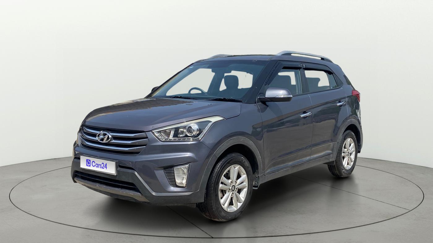 2017 Hyundai Creta SX PLUS 1.6 PETROL, Petrol, Manual, 93,180 km, Left Front Diagonal