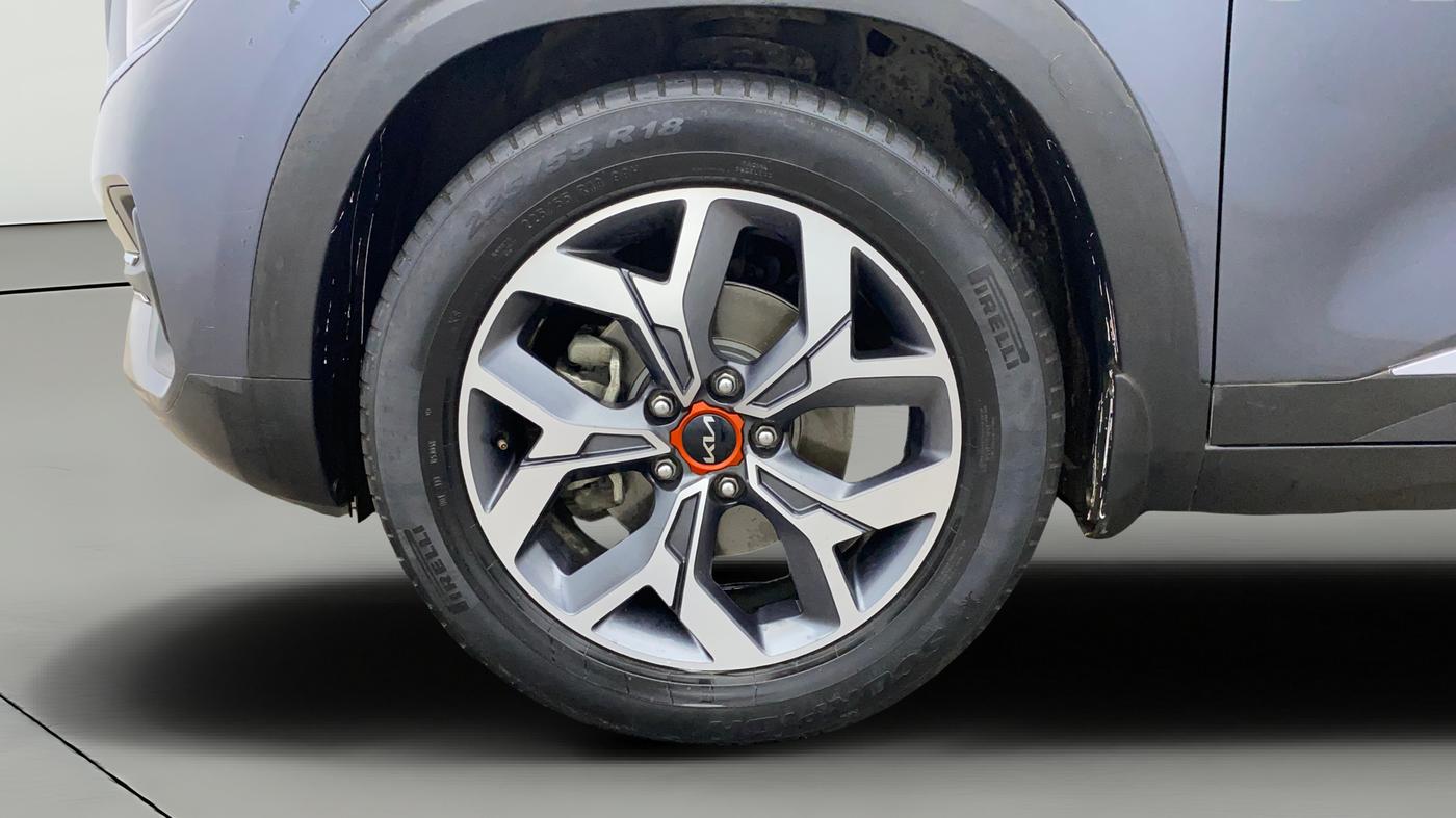 2022 KIA SELTOS X LINE 1.4 PETROL DCT, Petrol, Automatic, 60,197 km, Left Front Wheel