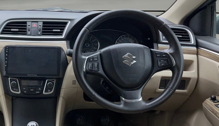 2018 Maruti Ciaz ALPHA 1.5 SHVS PETROL, Petrol, Manual, 68,462 km, Steering Wheel Close Up