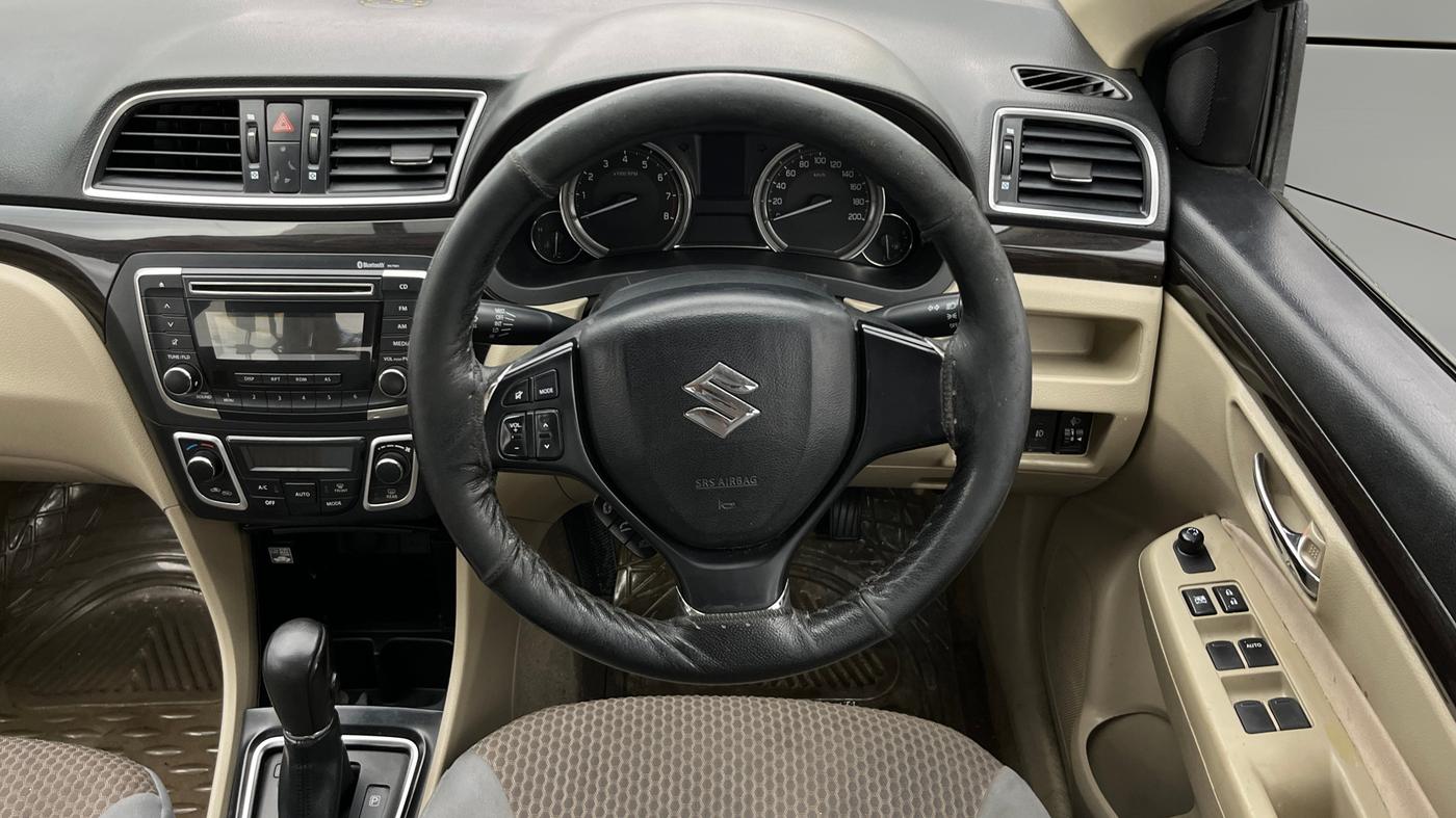 2016 Maruti Ciaz VXI+AT, Petrol, Automatic, 1,20,281 km, Steering Wheel Close Up