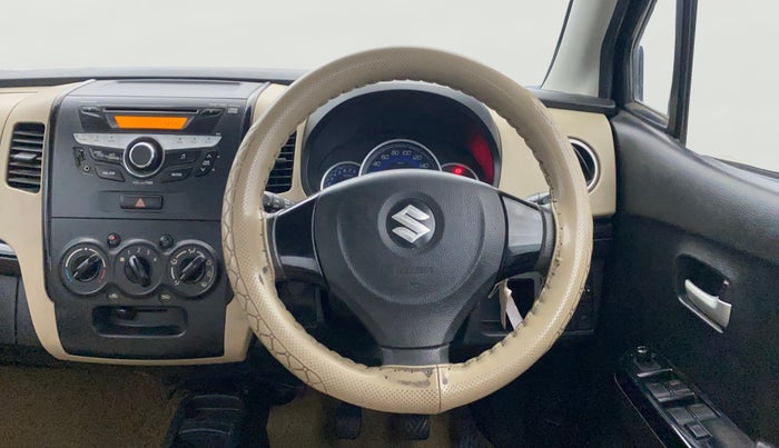 2017 Maruti Wagon R 1.0 VXI+, Petrol, Manual, 30,550 km, Steering Wheel Close Up