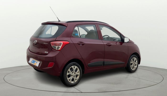 2016 Hyundai Grand i10 SPORTZ 1.2 KAPPA VTVT, Petrol, Manual, 86,371 km, Right Back Diagonal
