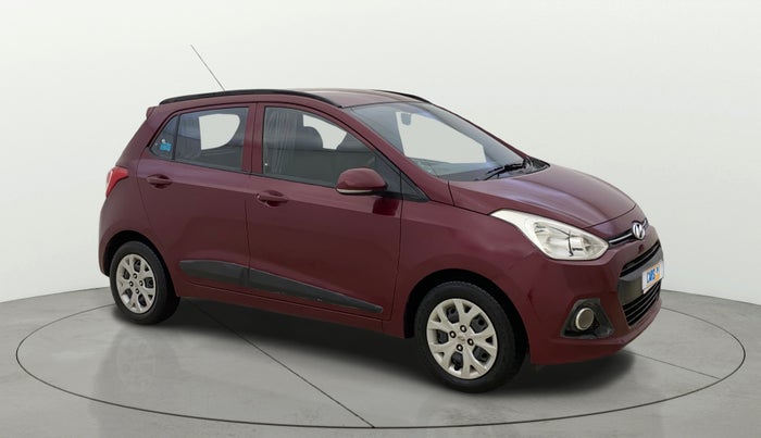 2015 Hyundai Grand i10 SPORTZ 1.2 KAPPA VTVT, Petrol, Manual, 1,01,302 km, Right Front Diagonal