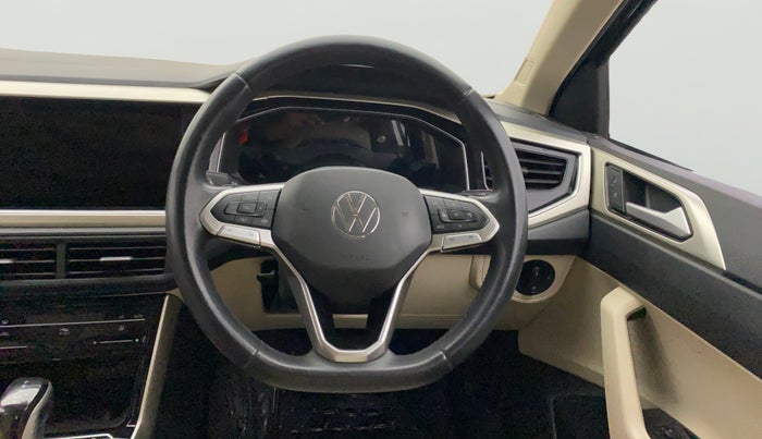 2024 Volkswagen VIRTUS TOPLINE TSI 1.0 AT, Petrol, Automatic, 25,122 km, Steering Wheel Close Up