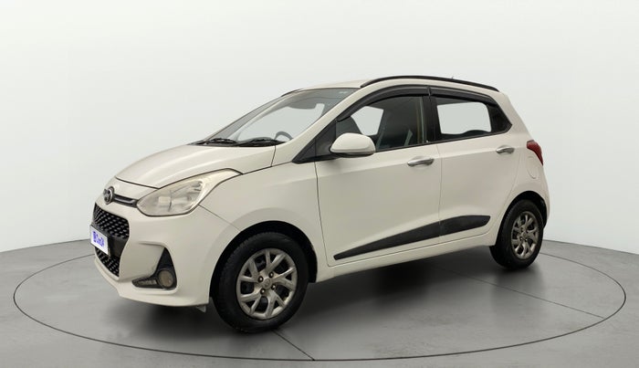 2017 Hyundai Grand i10 SPORTZ (O) 1.2 KAPPA VTVT, Petrol, Manual, 64,964 km, Left Front Diagonal