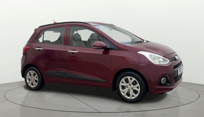 2014 Hyundai Grand i10 SPORTZ 1.2 KAPPA VTVT, Petrol, Manual, 96,484 km, Right Front Diagonal