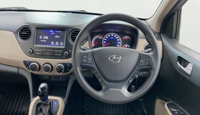 2018 Hyundai Grand i10 SPORTZ AT 1.2 KAPPA VTVT, Petrol, Automatic, 22,725 km, Steering Wheel Close Up