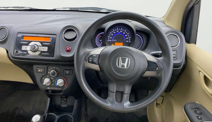 2015 Honda Brio S MT, Petrol, Manual, 49,238 km, Steering Wheel Close Up