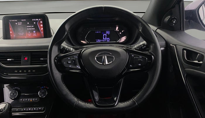 2022 Tata NEXON XZ PLUS (O) DIESEL DARK EDITION, Diesel, Manual, 90,165 km, Steering Wheel Close Up
