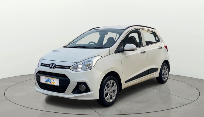 2015 Hyundai Grand i10 SPORTZ 1.2 KAPPA VTVT, Petrol, Manual, 6,138 km, Left Front Diagonal