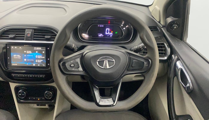 2022 Tata TIGOR XZ PLUS CNG, CNG, Manual, 93,895 km, Steering Wheel Close Up