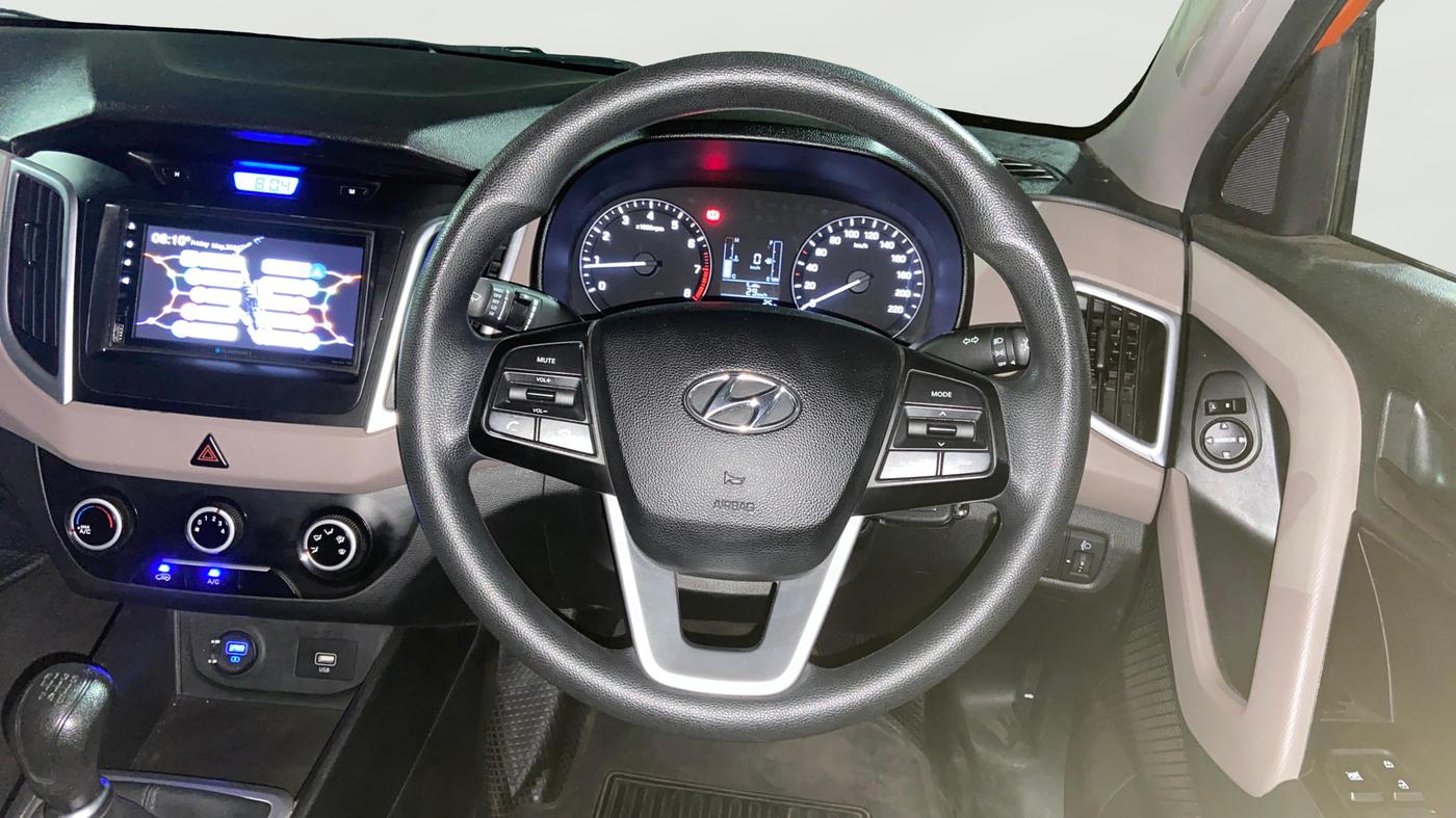 2019 Hyundai Creta E PLUS 1.6 PETROL, Petrol, Manual, 41,341 km, Steering Wheel Close Up