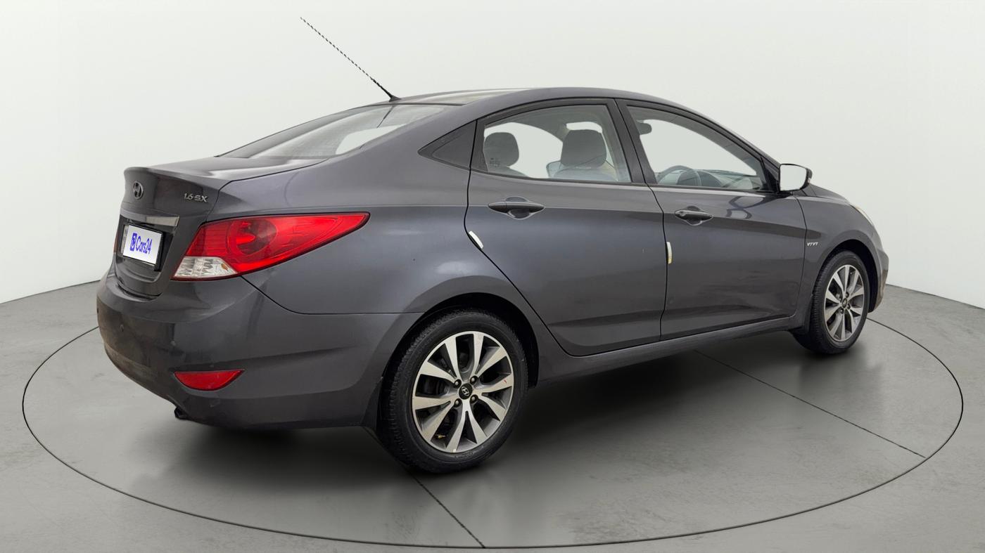 2014 Hyundai Verna FLUIDIC 1.6 VTVT SX, Petrol, Manual, 95,496 km, Right Back Diagonal