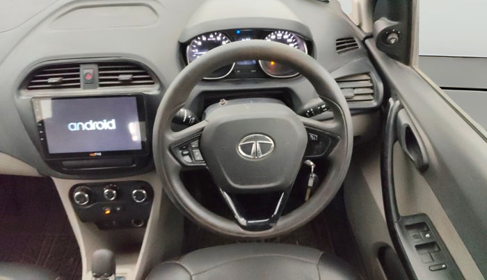 2019 Tata Tiago XZA PETROL, Petrol, Automatic, 1,00,738 km, Steering Wheel Close Up