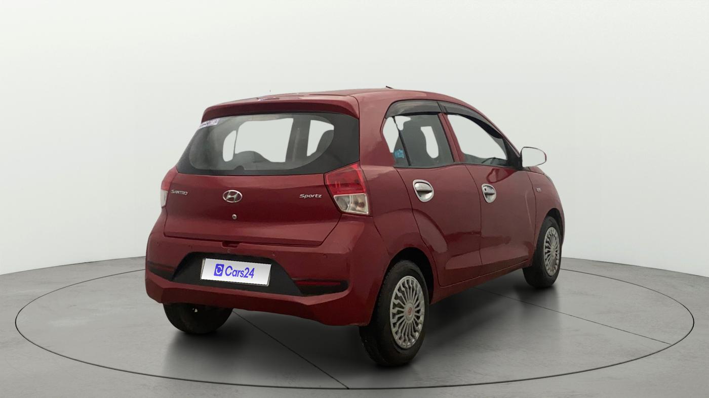 2019 Hyundai NEW SANTRO SPORTZ AMT, Petrol, Automatic, 1,01,490 km, Right Back Diagonal