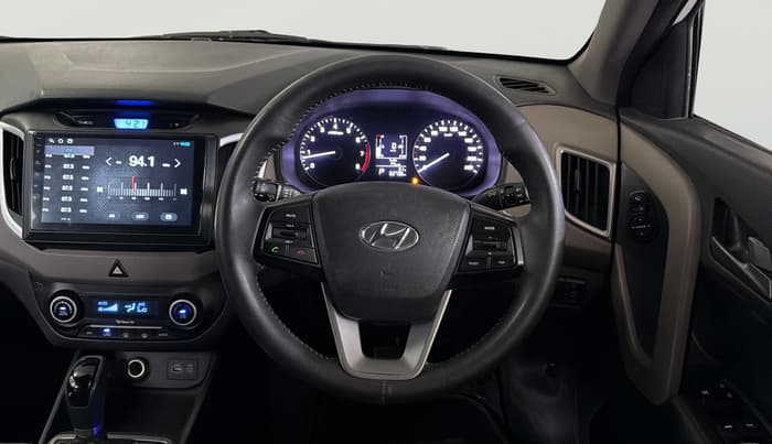2016 Hyundai Creta SX PLUS AT 1.6 PETROL, Petrol, Automatic, 62,726 km, Steering Wheel Close Up