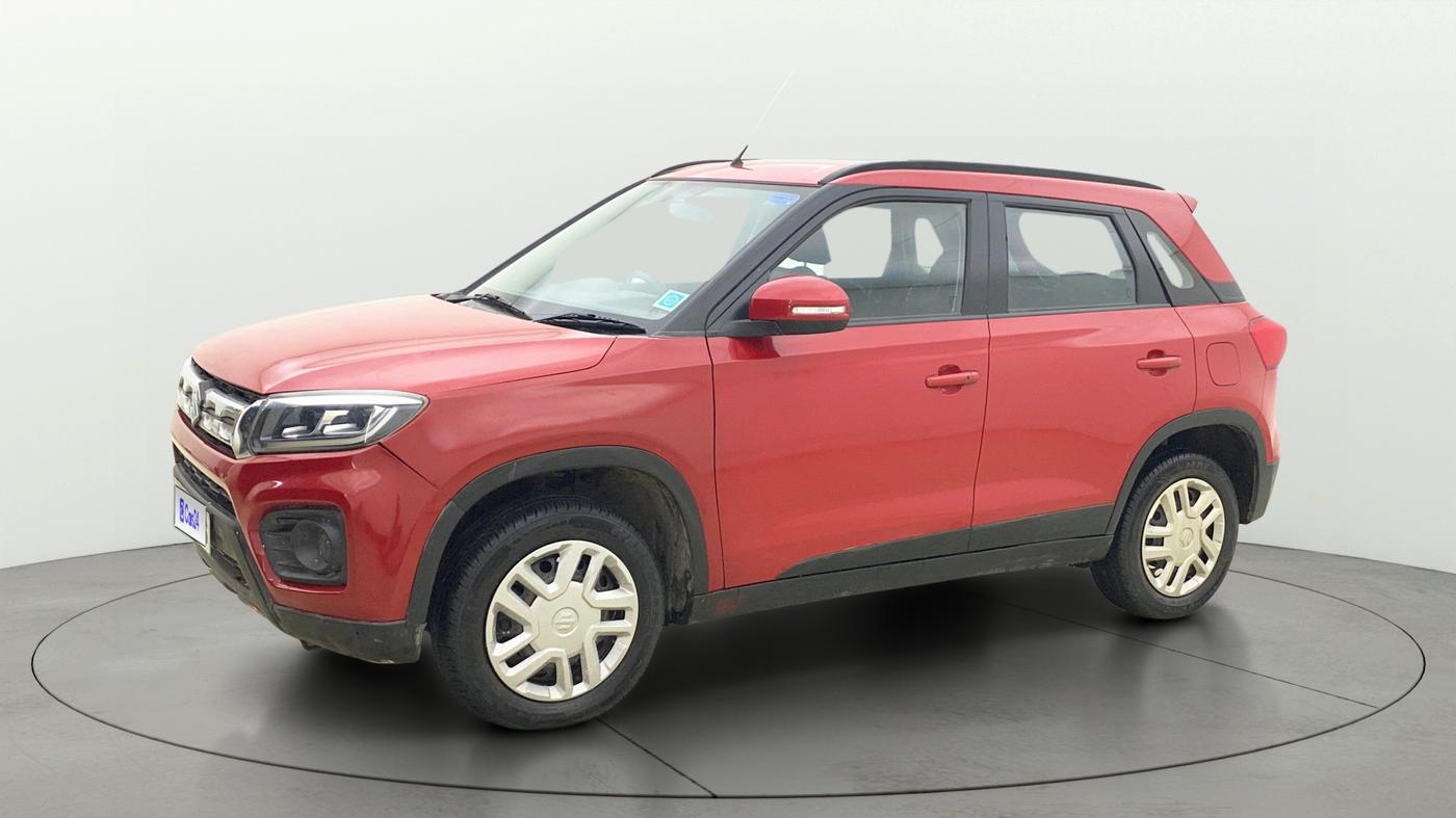 2020 Maruti Vitara Brezza VXI AT SHVS, Petrol, Automatic, 63,442 km, Left Front Diagonal