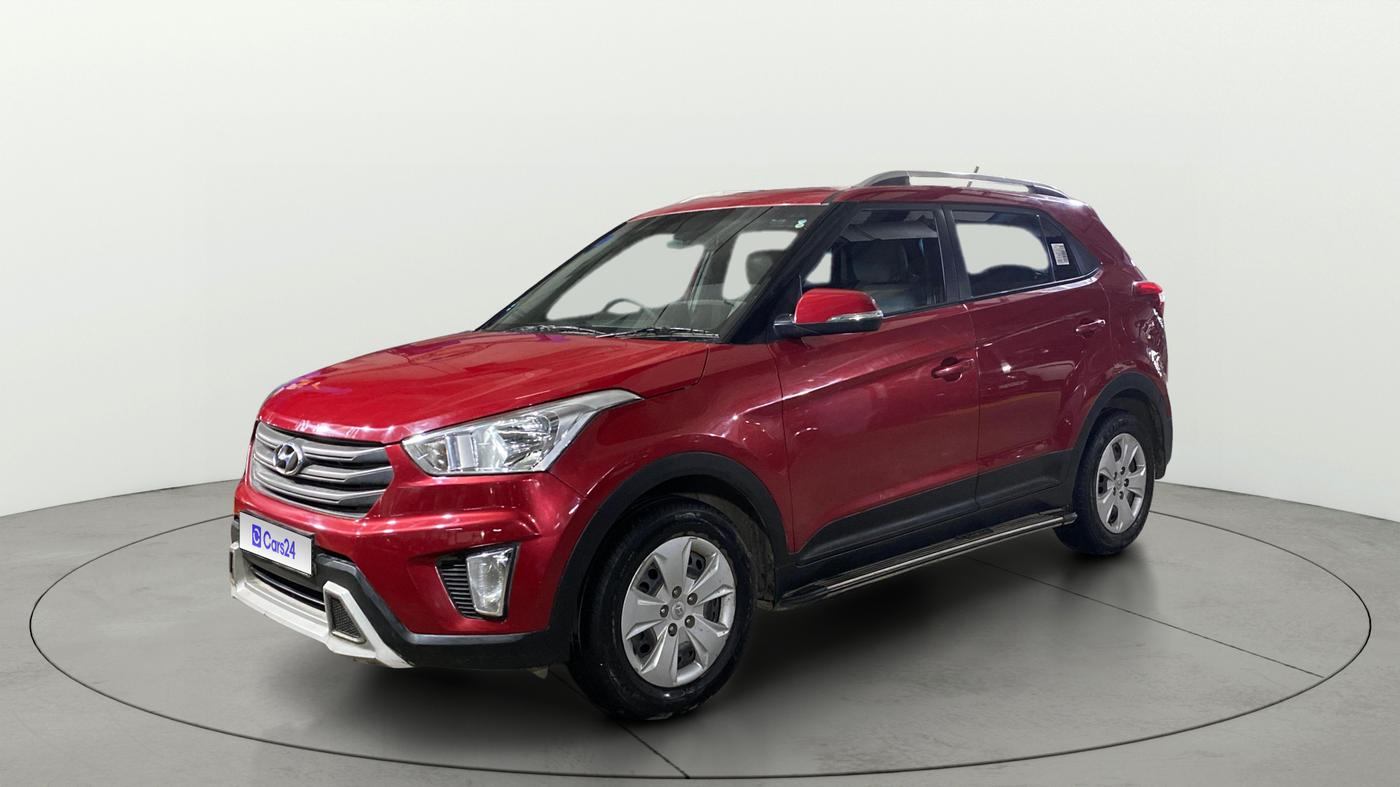 2017 Hyundai Creta E PLUS 1.6 PETROL, Petrol, Manual, 31,110 km, Left Front Diagonal