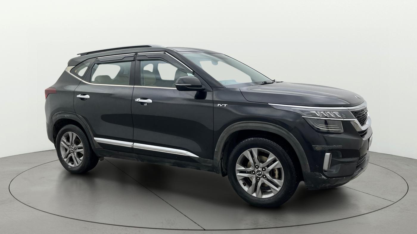 2019 KIA SELTOS HTX IVT 1.5 PETROL, Petrol, Automatic, 69,888 km, Right Front Diagonal