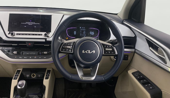 2023 KIA CARENS LUXURY PLUS 1.5 DIESEL 7 STR, Diesel, Manual, 6,575 km, Steering Wheel Close Up