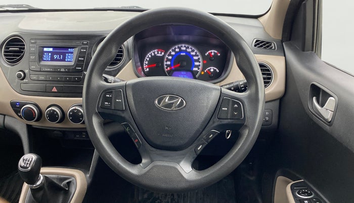 2016 Hyundai Grand i10 SPORTZ 1.2 KAPPA VTVT, Petrol, Manual, 73,693 km, Steering Wheel Close Up