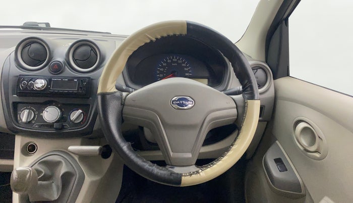 2015 Datsun Go T, Petrol, Manual, 48,646 km, Steering Wheel Close Up