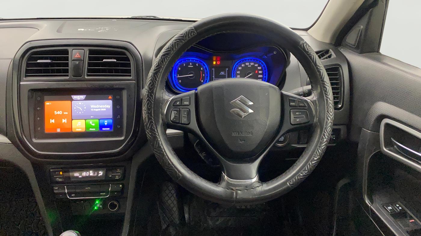 2021 Maruti Vitara Brezza ZXI, CNG, Manual, 60,120 km, Steering Wheel Close Up