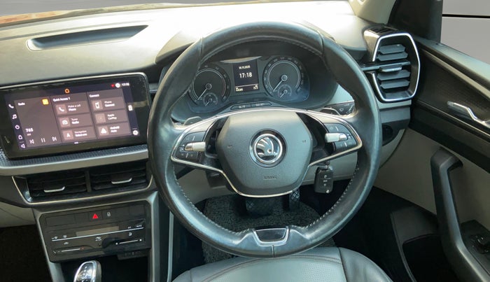 2021 Skoda KUSHAQ AMBITION 1.0L TSI AT, Petrol, Automatic, 64,270 km, Steering Wheel Close Up
