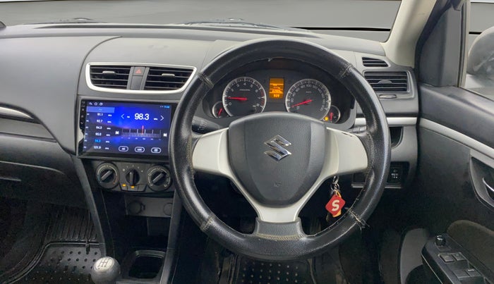 2013 Maruti Swift VXI, Petrol, Manual, 63,984 km, Steering Wheel Close Up