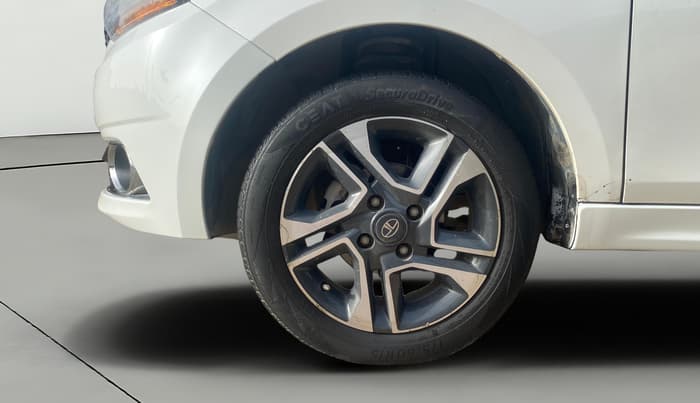 2017 Tata TIGOR XZ PETROL, Petrol, Manual, 65,195 km, Left Front Wheel