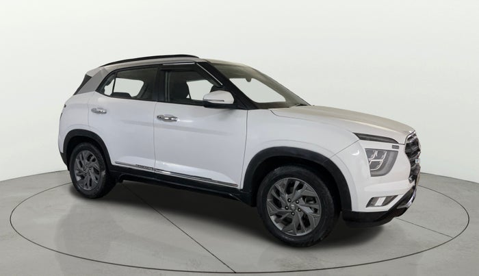 2020 Hyundai Creta SX (O) 1.4 TURBO DCT, Petrol, Automatic, 28,568 km, Right Front Diagonal