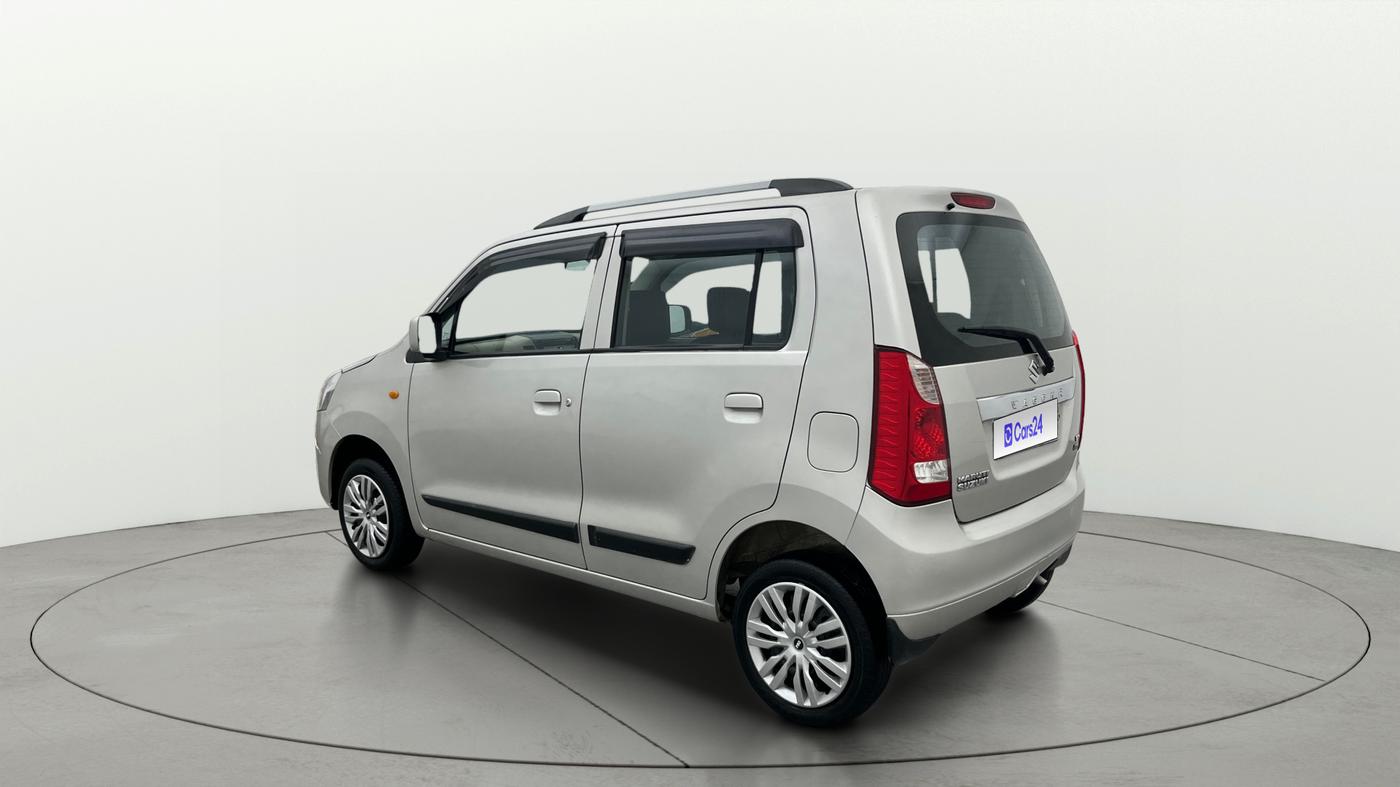 2017 Maruti Wagon R 1.0 VXI AMT, Petrol, Automatic, 26,796 km, Left Back Diagonal