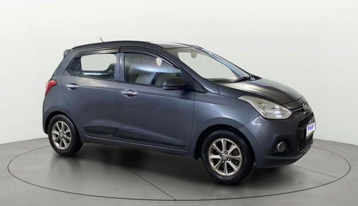 2016 Hyundai Grand i10 ASTA (O) 1.2 KAPPA VTVT, CNG, Manual, 1,16,049 km, Right Front Diagonal