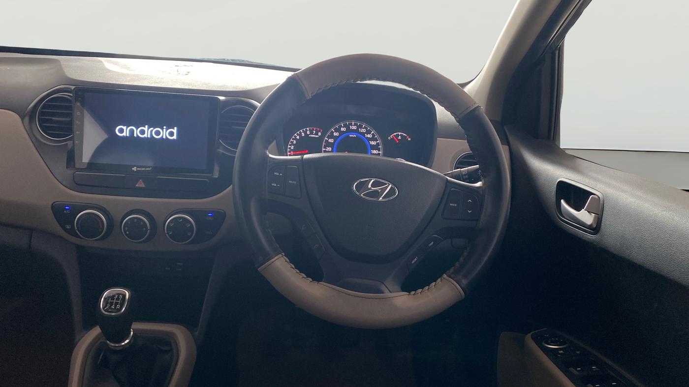 2016 Hyundai Grand i10 ASTA (O) 1.2 KAPPA VTVT, Petrol, Manual, 35,031 km, Steering Wheel Close Up