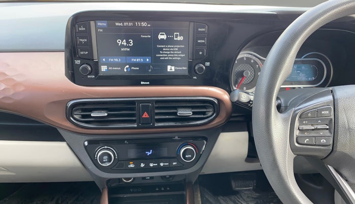 2020 Hyundai AURA SX PLUS 1.2 AMT, Petrol, Automatic, 59,731 km, Air Conditioner