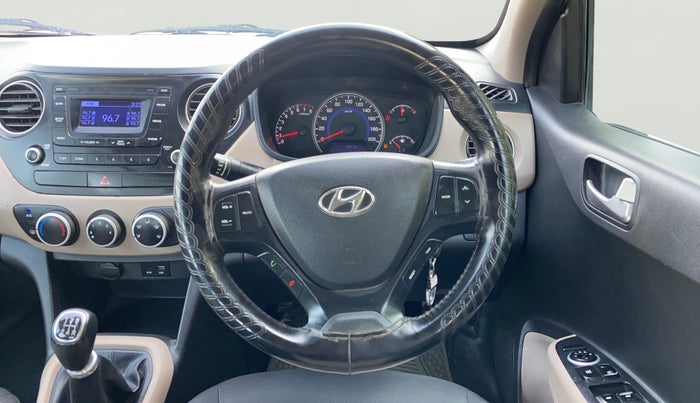 2016 Hyundai Grand i10 SPORTZ 1.2 KAPPA VTVT, Petrol, Manual, 88,659 km, Steering Wheel Close Up