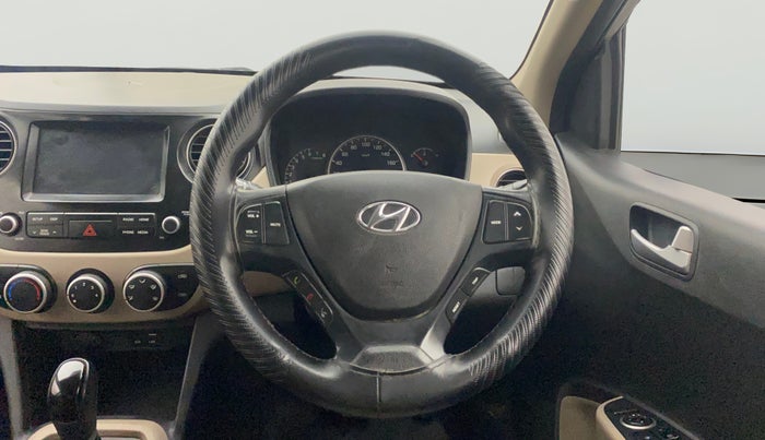 2018 Hyundai Grand i10 SPORTZ AT 1.2 KAPPA VTVT, Petrol, Automatic, 89,009 km, Steering Wheel Close Up