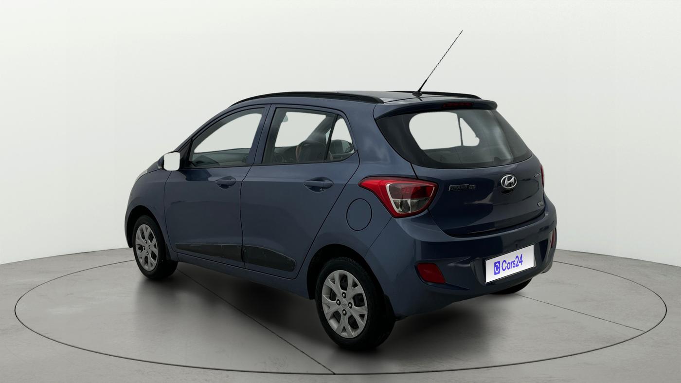 2016 Hyundai Grand i10 SPORTZ 1.2 KAPPA VTVT, Petrol, Manual, 53,089 km, Left Back Diagonal