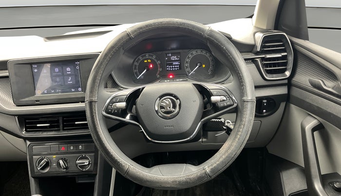 2022 Skoda KUSHAQ ACTIVE 1.0L TSI MT, Petrol, Manual, 28,926 km, Steering Wheel Close Up