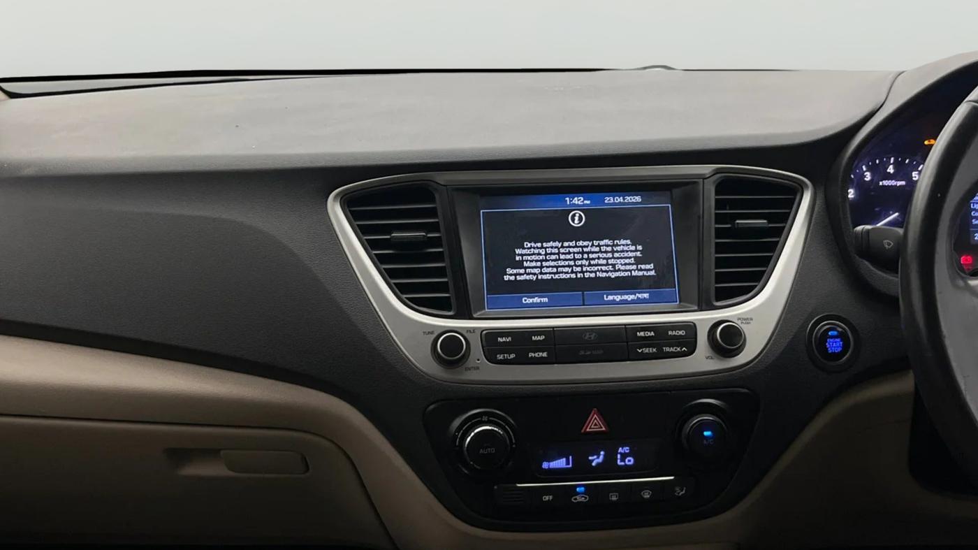 2019 Hyundai Verna 1.6 VTVT SX + AT, Petrol, Automatic, 81,425 km, Air Conditioner