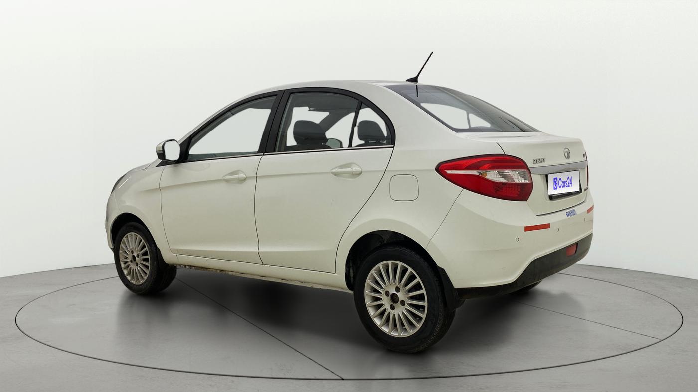 2016 Tata Zest XT PETROL, Petrol, Manual, 1,22,654 km, Left Back Diagonal