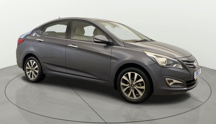 2015 Hyundai Verna FLUIDIC 4S 1.6 VTVT S(O), Petrol, Manual, 53,855 km, Right Front Diagonal