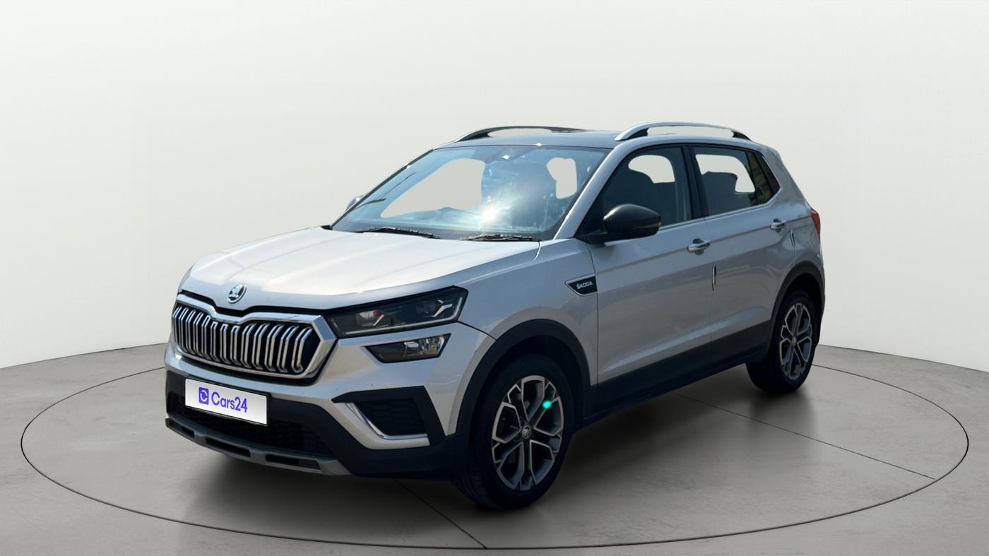 2023 Skoda KUSHAQ STYLE 1.0L TSI AT, Petrol, Automatic, 1,04,782 km, Left Front Diagonal