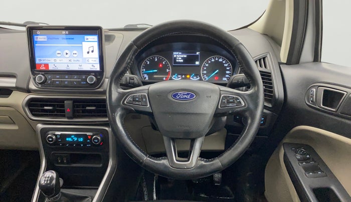 2019 Ford Ecosport TITANIUM 1.5L DIESEL, Diesel, Manual, 1,05,054 km, Steering Wheel Close Up