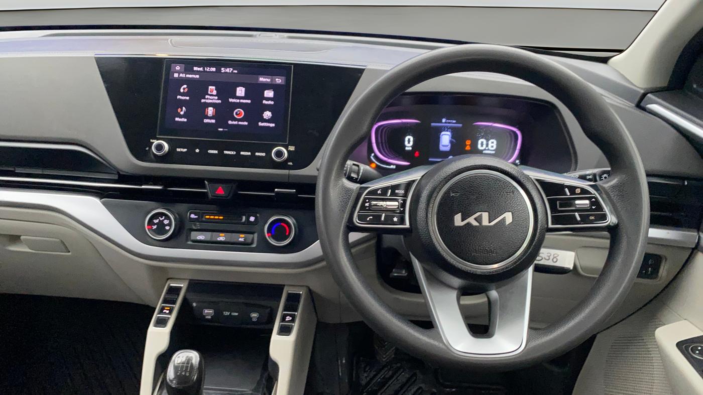 2023 KIA CARENS PRESTIGE 1.5 PETROL 7 STR, Petrol, Manual, 47,620 km, Steering Wheel Close Up