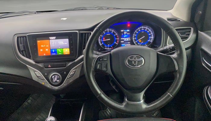 2022 Toyota Glanza V, Petrol, Manual, 88,072 km, Steering Wheel Close Up