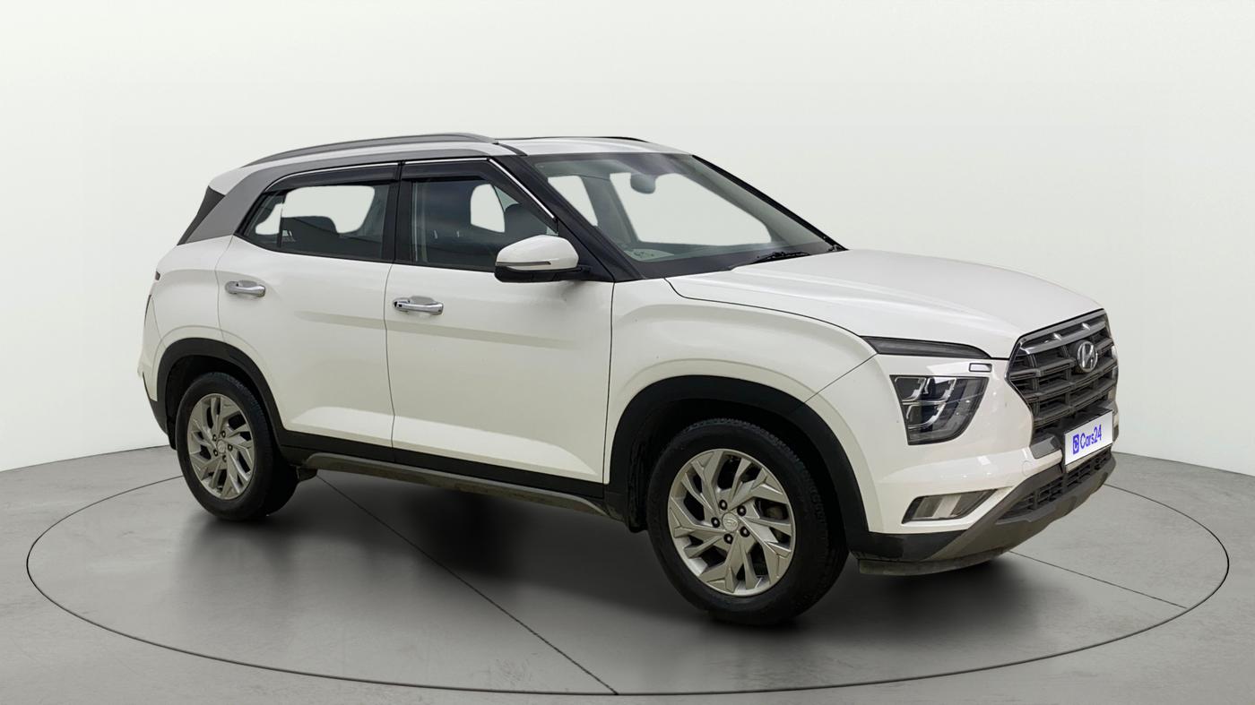 2020 Hyundai Creta SX 1.5 PETROL, Petrol, Manual, 95,382 km, Right Front Diagonal