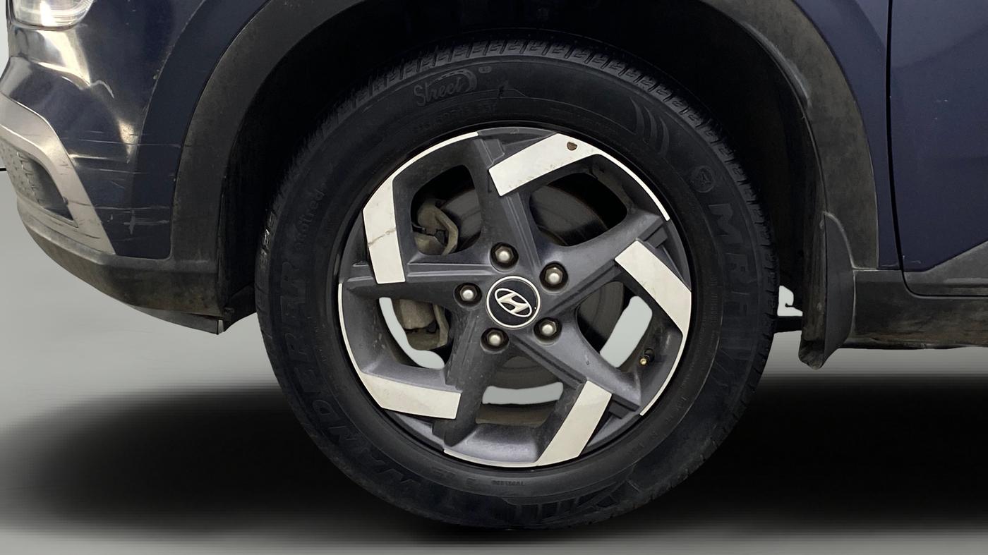 2022 Hyundai VENUE S (O) 1.0 Turbo Petrol DCT, Petrol, Automatic, 27,906 km, Left Front Wheel