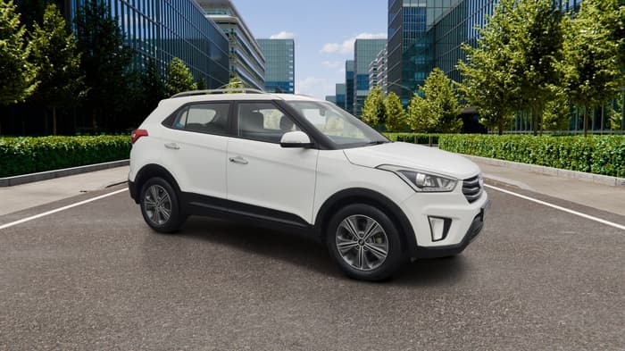 2017 Hyundai Creta SX PLUS AT 1.6 PETROL, Petrol, Automatic, 46,637 km, Right Front Diagonal